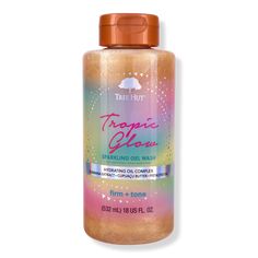 Tropic Glow Sparkling Gel Wash - Tree Hut | Ulta Beauty Tree Hut Shower Gel, Preppy Shower Products, Tree Hut Body Wash, Target Wishlist, Tree Hut Tropic Glow, Shower Products, Shower Skin Care, Golden Amber, Summer Scent