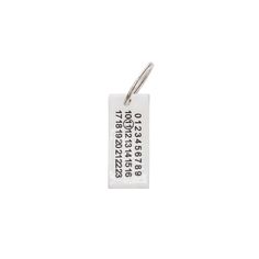 Maison Martin Margiela - White Logo Keychain Martin Margiela, Cosmos, White, Design, Logos