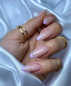 Nails Basic, Nails French Tip, Manicure Tips, Basic Nails, Almond Nails Designs, Almond Acrylic Nails, Nails Medium, Nails French