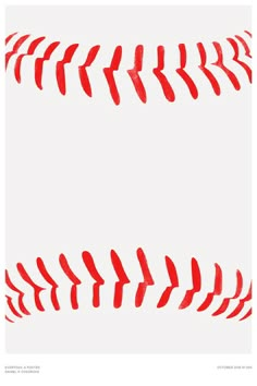 an image of a baseball ball painted in red