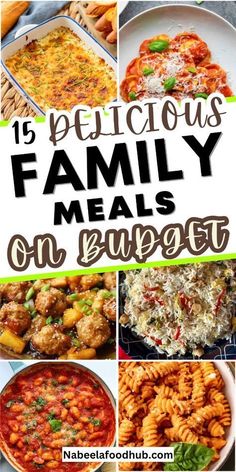 15 delicious family meals on budget that are easy to make and can be made in less than 10 minutes