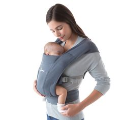 Ergobaby Babytrage Embrace für Neugeborene - Oxford Blue Oxford Blue, Baby Weight, The Embrace