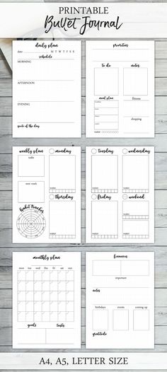 Monthly Planner Bullet Journal, Dot Journaling, Bullet Journal Starter Kit, Journal Starter Kit, Bullet Journal Pages, Bullet Planner, Bullet Journal Aesthetic