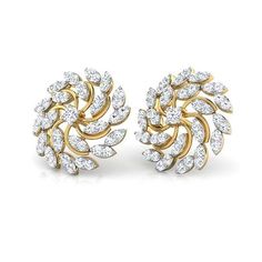 Shop Zinnia Cluster Diamond Stud Earrings Online | CaratLane US Buy Jewellery Online, Diamond Stud Earrings, Diamond Stud, Online Jewelry Store, Online Earrings, Buying Jewelry, Diamond Earrings Studs, Diamond Studs