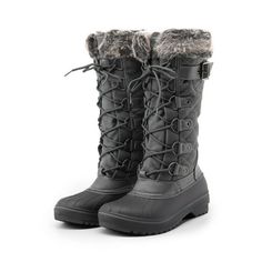 DREAM PAIRS Women's Winter Comfort DP Warm Faux Fur Lined Mid Calf Snow Boots GREY Size 6.These amazing warm snow boots will keep your feet comfortable and cozy through snow and slush, ice, and bitterly cold temps! No more cold feet, you can count on these Dream Pairs winter boots to keep your feet warm, dry, and feeling great! Size: 12.  Color: Gray.  Gender: female.  Age Group: adult. Stylish Snow Boots, Slush Ice, Warm Snow Boots, Winter Comfort, Snow Outfit, Winter Gear, Outdoor Boots, Winter Beauty, Snow Boots Women