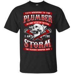 I AM THE STORM Funny Plumbers Plumbing T-Shirt available in T-shirt, hoodie, tank top, longsleeve, multi color and size S M L XL XXL 3XL 4XL 5XL. Shipping from the US. Easy 30 day return policy - Shop now! 6.1-ounce, 100% cotton .Double-needle neck, sleeves and hem; Roomy Unisex Fit. Ash is 99% cotton, 1% poly; Sport Grey is 90% cotton, 10% poly; Dark Heather is 50% cotton, 50% polyester .Decoration type: Digital Print. Made by Gildan Plumber Humor, I Am The Storm, Plumbing, Ash, Multi Color, Shop Now, Digital Prints, Tank Top, Mens Graphic Tshirt