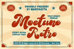 Moctune - Script Retro Display, Script and Handwritten ft. font & handwritten - Envato