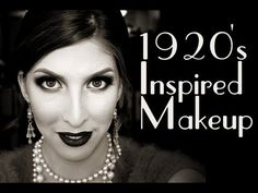 Wearable 1920's Inspired Makeup Tutorial perfect for gatsby date night 1920s Eyeshadow, 1920s Inspired Makeup, Gatsby Halloween, 1920's Party, Phryne Fisher, Eye Products, 1920s Hair, 1920s Party