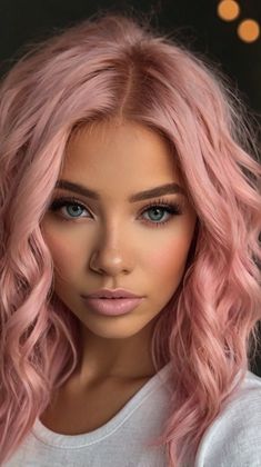 Sleek 45 Pink Hair Color Ideas for Tan Skin Ideas for 45 Pink Hair Color Ideas for Tan Skin: Pink... Short Layered Haircuts For Women, Blonde Colors, Layered Haircuts For Women, Pixie Hair, Short Layered, Short Layered Haircuts, Hair Color Pink