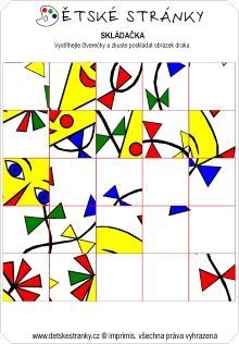 an image of a tile pattern with different colors and shapes on it's surface