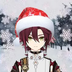 Genshin Winter Pfp, Genshin Impact Christmas Icons, Heizou Pfp