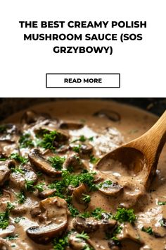 the best creamy polish mushroom sauce sos grzybowy