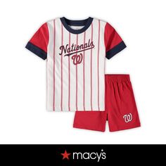 in stock Infant Boys, Girls Red, Washington Nationals, Ready To Play, St Louis Cardinals, T Shirt And Shorts, Shorts Set, Cardinals, Toddler Boys