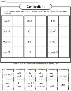 worksheet with words and pictures to help students learn how to read the word