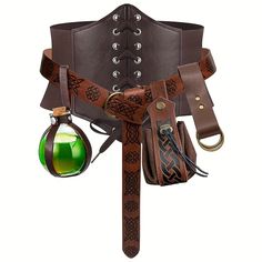 Costume Viking, Ren Faire Outfits, Renn Faire, Fair Outfit, Medieval Cosplay, Leather Corset Belt, Medieval Belt, Viking Men, Halloween Fest