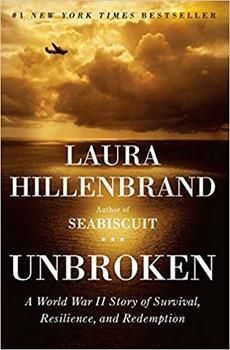 an image of the book cover for sea biscuit and un brooken, by lauren hillenbrand