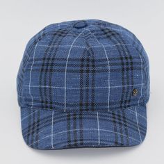 Introducing our Scottish Pattern Baseball Cap, a stylish blend of tradition and modern flair. Crafted with a classic baseball cap silhouette and adorned with a timeless Scottish pattern, this cap adds a touch of heritage to your look. Perfect for casual outings or adding a pop of personality to your ensemble, it offers both style and comfort. Elevate your headwear collection with our Scottish Pattern Baseball Cap. Made from 100% Italian linen, this cap is super lightweight and breathable. It fea Classic Trucker Cap, Classic Cotton Baseball Cap With Visor, Classic Cotton Visor Baseball Cap, Classic Navy Adjustable Baseball Cap, Classic Adjustable Visor Fitted Hat, Classic Navy Hat For Outdoor, Classic Navy Outdoor Hat, Classic Trucker Hat, Casual Navy Adjustable Snapback Hat