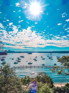 seven shillings beach and ocean pool in sydney harbour with the boats in the background Bronte Baths