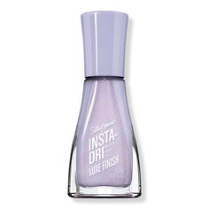 Insta-Dri Nail Polish -  Sally Hansen Insta-Dri Nail Color is the #1 quick-dry polish in the US. Sally Hansen's 3-in-1 formula with built-in base and top coat offers shiny, extended wear in a single step.    Benefits     Dries in 60 seconds 1 Stroke. 1 Coat. Done. No wait. No smudge.   - Insta-Dri Nail Polish Nail Polish Sally Hansen, Purple Nail Polish, Dry Nail Polish, Sally Hansen, Nail Color, Nail Polish Colors, Ulta Beauty, 3 In 1, Top Coat