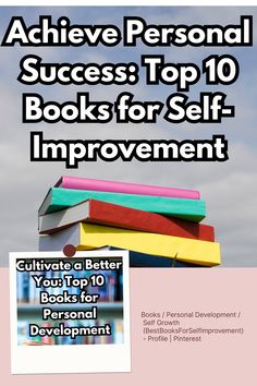 the cover of achieving personal success top 10 books for self improvement