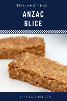 the very best anzac slice recipe