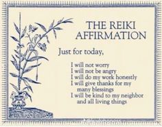 Energy Healing Reiki, Just For Today, Light Work, Quotes Thoughts, Positive Self Affirmations, Alternative Health, Spiritual Healing, Reiki Healing, Daily Affirmations