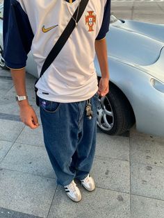 follow for more Adidas Samba Outfit, Guys Fits, Jeans Outfit Men, Mens Shorts Outfits, Street Style Outfits Men, Street Fashion Men Streetwear, Guys Clothing Styles, Jersey Outfit, Mens Outfit Inspiration