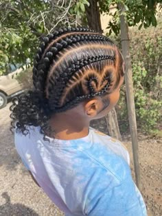 Girls Braided Hairstyles Kids, Big Box Braids Hairstyles, Goddess Braids Hairstyles, Quick Natural Hair Styles, Stitch Braids