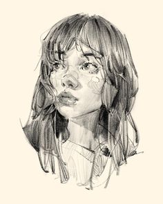 Brooks Kim Decaying Face Drawing, Portrait Sketches, Human Art