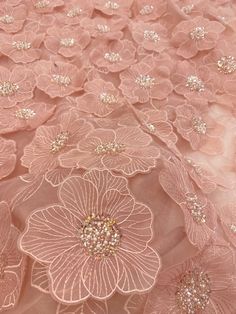 This high quality Fabric is measured in 5 Yards With Embroidered Beading and Sequin. It is soft, very delicate and beautiful. This high Quality Fabric is made with Fashion embroidered rhinestones can be used in making party wedding dresses, skirts, shawls, scarves and other other fashion apparels as you would like. Size : Length : 5 yards (180 inch). Width: 50 inch (Please allow slight deviation for the measurement data ,±1 inch) Material: 100% Polyester, Tulle Lace Fabric, Eco-Friendly embroide Elegant Pink Fabric With 3d Embroidery, Elegant Pink Embellished Tulle Fabric, Bridgerton Ball, Party Wedding Dresses, Making Fabric, Embroidered Lace Fabric, Luxury Fabric, Embroidery Fashion, Designer Dress