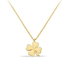 14K Solid Gold Plated Clover Necklace with a four-leaf clover pendant sounds like a charming and meaningful gift, especially for Mother's Day! The tiny shamrock clover design adds a touch of whimsy and luck to the piece, making it a delightful accessory for any occasion. As a symbol of good fortune and blessings, the lucky clover necklace carries a heartfelt message of love and appreciation for the special woman in your life. Its timeless design ensures it will be cherished for years to come, se Elegant Charms Necklace For Birthday Gift, Classic Flower Pendant Necklace For Gift, Elegant Personalized Necklaces For Good Luck, Ring Designs Gold For Women, Elegant Personalized Good Luck Necklaces, Clover Necklace Gold, 4 Leaf Clover Jewelry, Clover Leaf Necklace, 4 Leaf Clover Necklace