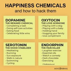 Happiness Chemicals, Mental And Emotional Health, Self Care Activities, Health Info, Brain Health, Health Facts, Healthy Mind, Health Awareness