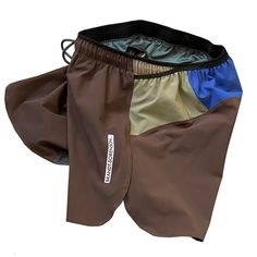 Hand Dyed Panel Run Shorts - BRANDT-SORENSON Sportswear Details, Forest Brown, Mountain Running, Run Shorts, Running Shorts Men, Training Clothes, Sportswear Fashion, Mens Trends, Mens Sportswear