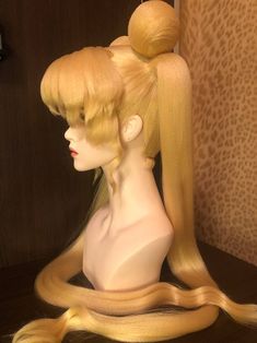 HeathersAtelier Black Lady Sailor Moon, Sailor Moon Wig, Wig Blonde, Anime Wigs, Black Lady, Fabulous Hair, Halloween Wigs, Usagi Tsukino, Beautiful Wigs