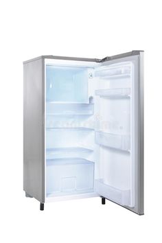 an open refrigerator on a white background with no people in the image royalty images and clippings