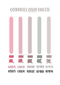 the different shades of lipstick are shown in this graphic style, including red, pink and grey