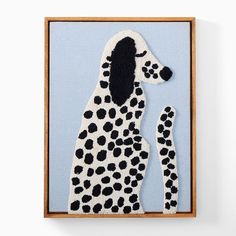 West Elm x PBK Puppy Woven Framed Art | West Elm Kids Artwork Wall, Dog Wall Painting, Boy Room Artwork, Boy Nursery Artwork, Vertical Gallery Wall, Puppy Dog Nursery, Dog Nursery Art, Felt Wall Art, Eclectic Nursery