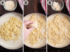 steps to make macaroni and cheese being cooked