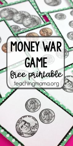 Coin Games For 1st Grade, Coin Activities 2nd Grade, Kindergarten Coin Activities, Budgeting Games For Adults, Coin Activities First Grade, Making Change Money Activities, 2nd Grade Money Activities, Coin Games For Kids