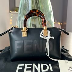 Nwt Comes With A Dust Bag And A Style/Authenticity Card. Comes With A Detachable Adjustable Leather Shoulder Strap. Two Top Handles Size Mini Retail Price $1750 ++ Tax Fendi Sunshine Tote, Fendi By The Way Mini, Fendi Strap, Fendi By The Way, Fendi Monster, Luxury Tote Bags, Fendi Mini, Womens Designer Bags, Bag Obsession