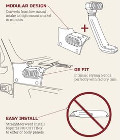 the inside of a car with instructions on how to install and maintain it's interior