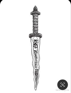 Rumplestiltskin Tattoo, Dagger Drawing, Hipster Tattoo, Knife Tattoo, Mushroom Tattoos, Manga Drawing Tutorials, Dagger Tattoo, Tattoo Project, Classy Tattoos