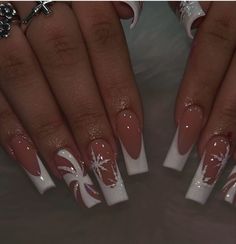 Winter Model, Long Acrylic, Long Acrylic Nails, Nail Design, Nail Inspo, Nail Designs, Nails, Quick Saves