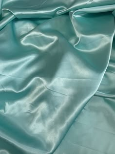 Satin fabric. color Mint (item no 3142 medium satin) Tiffany Blue Wallpapers, Teal Aesthetic, Moodboard Wedding, Mint Aesthetic, Mint Fabric, Pointe Shoe, Satin Dress Long, Turquoise Dress, Silk Fabrics