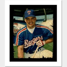 a baseball player is posing for a photo