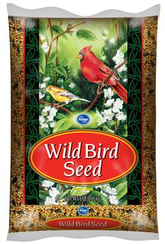 a bag of wild bird seed