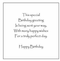 a birthday card with the words happy birthday written in black and white, on a white background