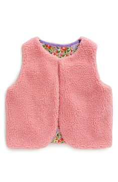 This fluffy fleece vest lined in cotton will be the perfect layering piece for your kiddo on cold days without sacrificing style. Cotton lining 100% polyester Machine wash, tumble dry Imported Boden Kids, Borg Jacket, Boden Uk, Girls Outerwear, Flower Girl Tutu, Maxi Dress Wedding, Outerwear Vest, Fleece Vest, Girl Coat