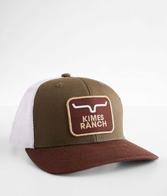 Kimes Ranch Gilroy Trucker Hat - Brown/White , Men's Army Embroidered patch snapback hat One size fits most. 65% Polyester 35% Cotton. Apparel & Accessories > Clothing Accessories > Hats Brown Snapback Hat With Embroidered Logo And Flat Bill, Brown Trucker Hat With Embroidered Logo And Curved Bill, Brown Embroidered Logo Trucker Hat With Flat Brim, White Snapback Trucker Hat With Leather Patch, White Snapback Hat With Leather Patch, Kimes Ranch, Mens Trucker Hat, Hat For Men, Men's Hats