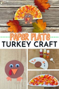 paper plate turkey craft for kids to make